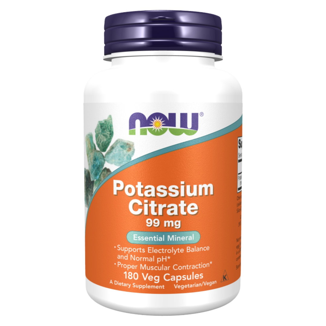 NOW - Potassium Citrate 99 mg Veg Capsules