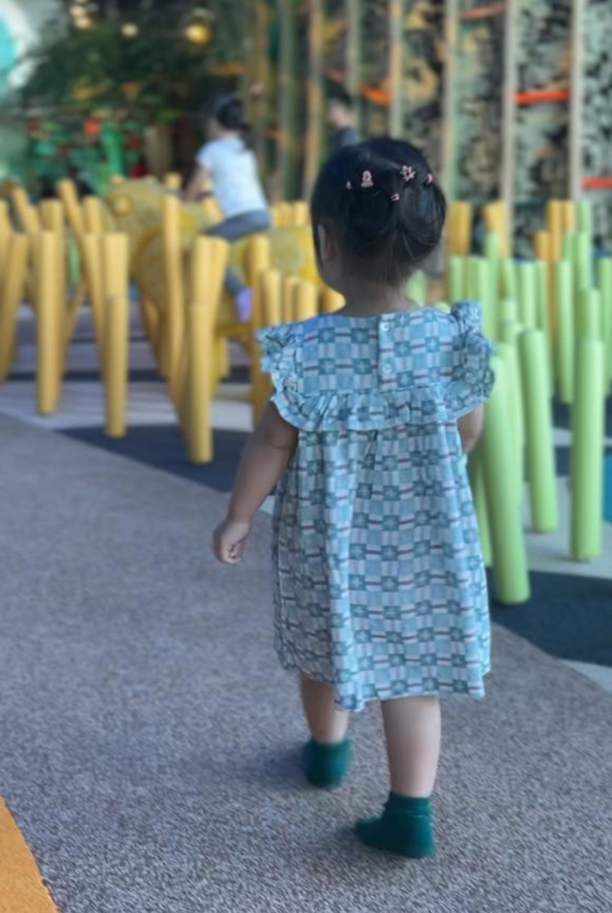 Twin Stars Linen Dress (Girl)_1