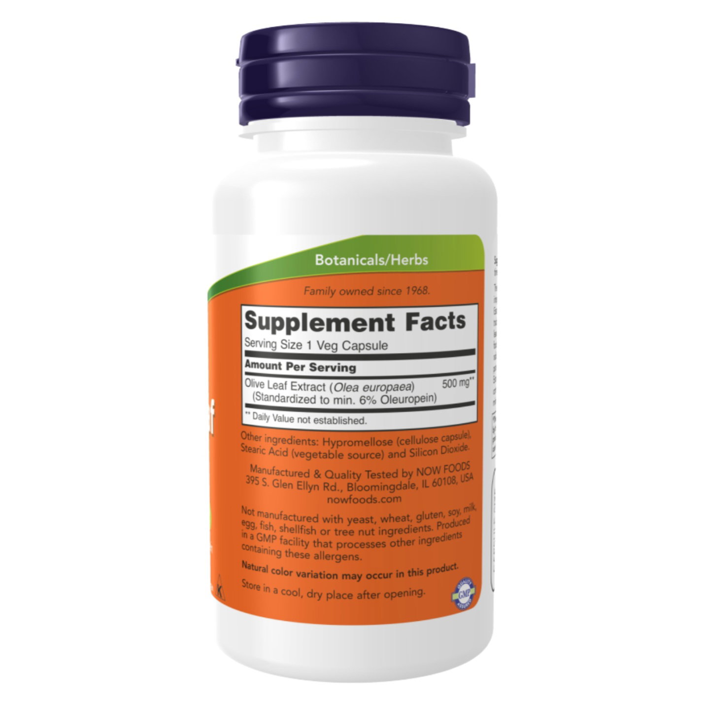 NOW - Olive Leaf Extract 500 mg Veg Capsules_2