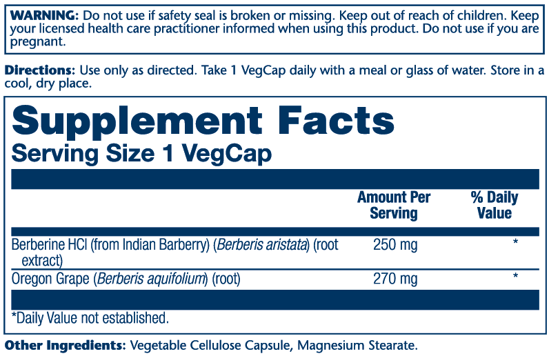 Solaray - Berberine Root Extract 250mg_1