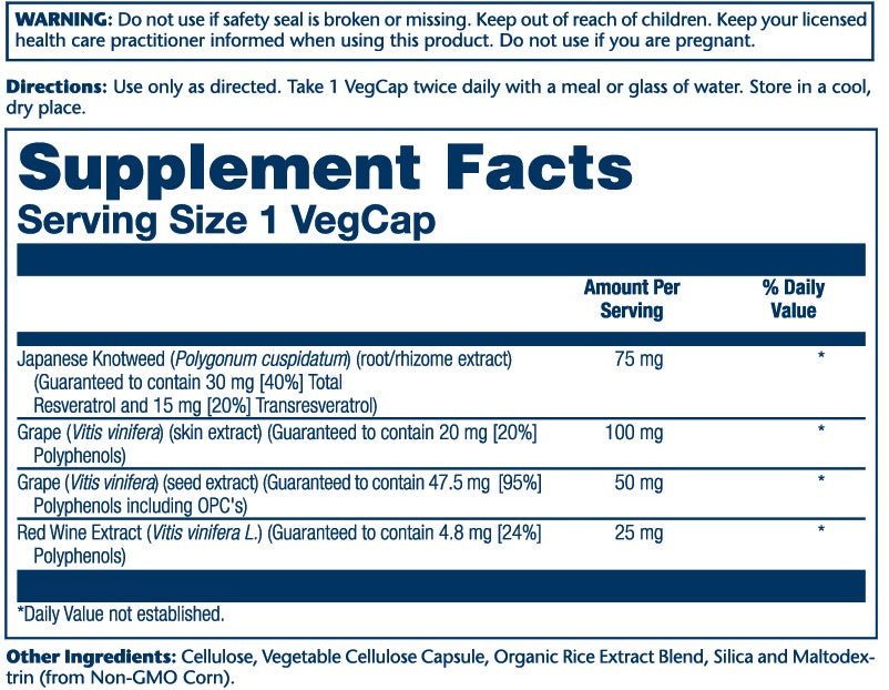 Solaray - Resveratrol, Japanese Knotweed _1
