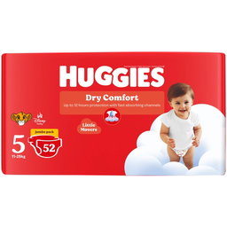 Huggies Dry Comfort Nappies Jumbo Pack Size 5 52 