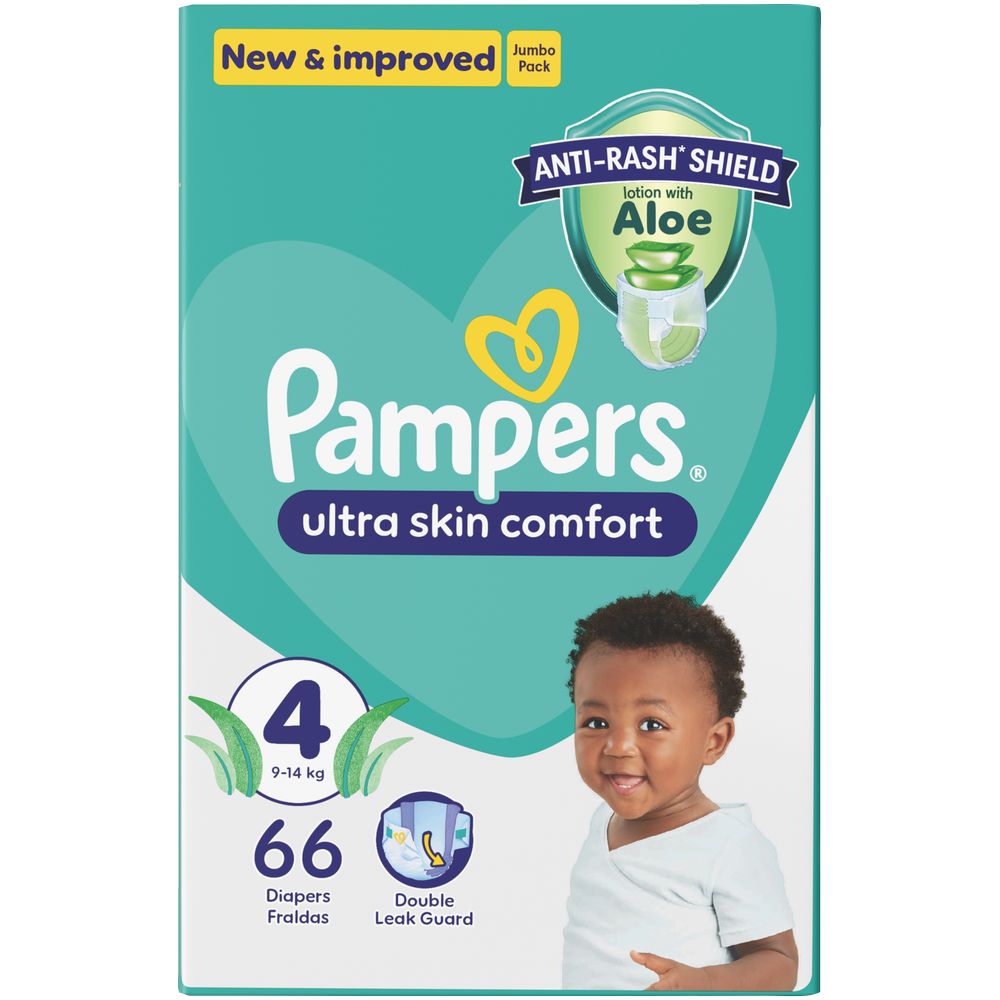 Pampers Active Baby Jumbo Pack Size 4 66s