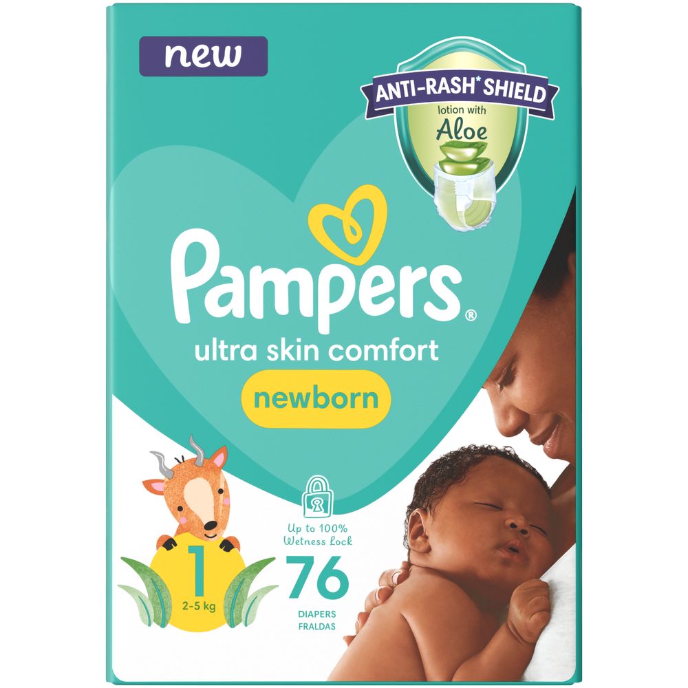 Pampers Active Baby Size 1 Vp - 76