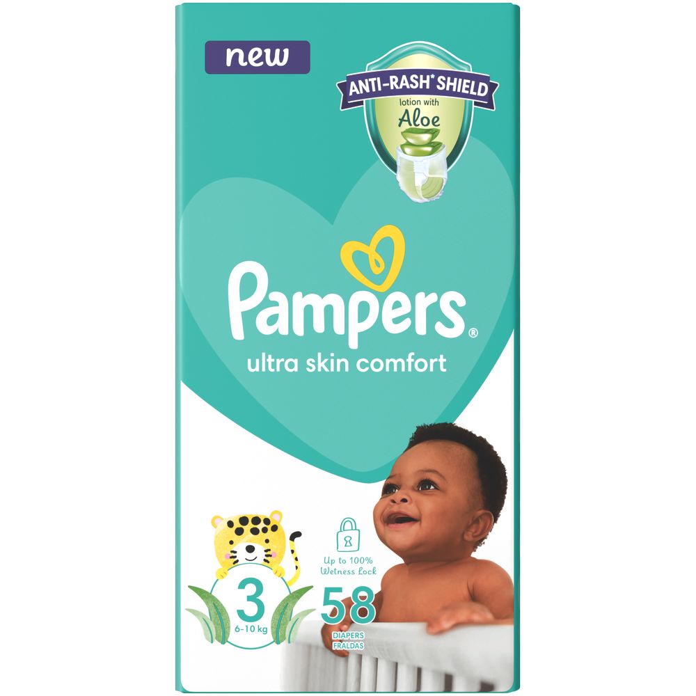 Pampers Active Baby Size 3 Value Pack 58's