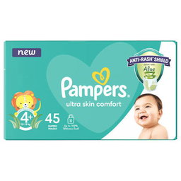 Pampers Active Baby Maxi Plus Size 4 Value Pack 45's
