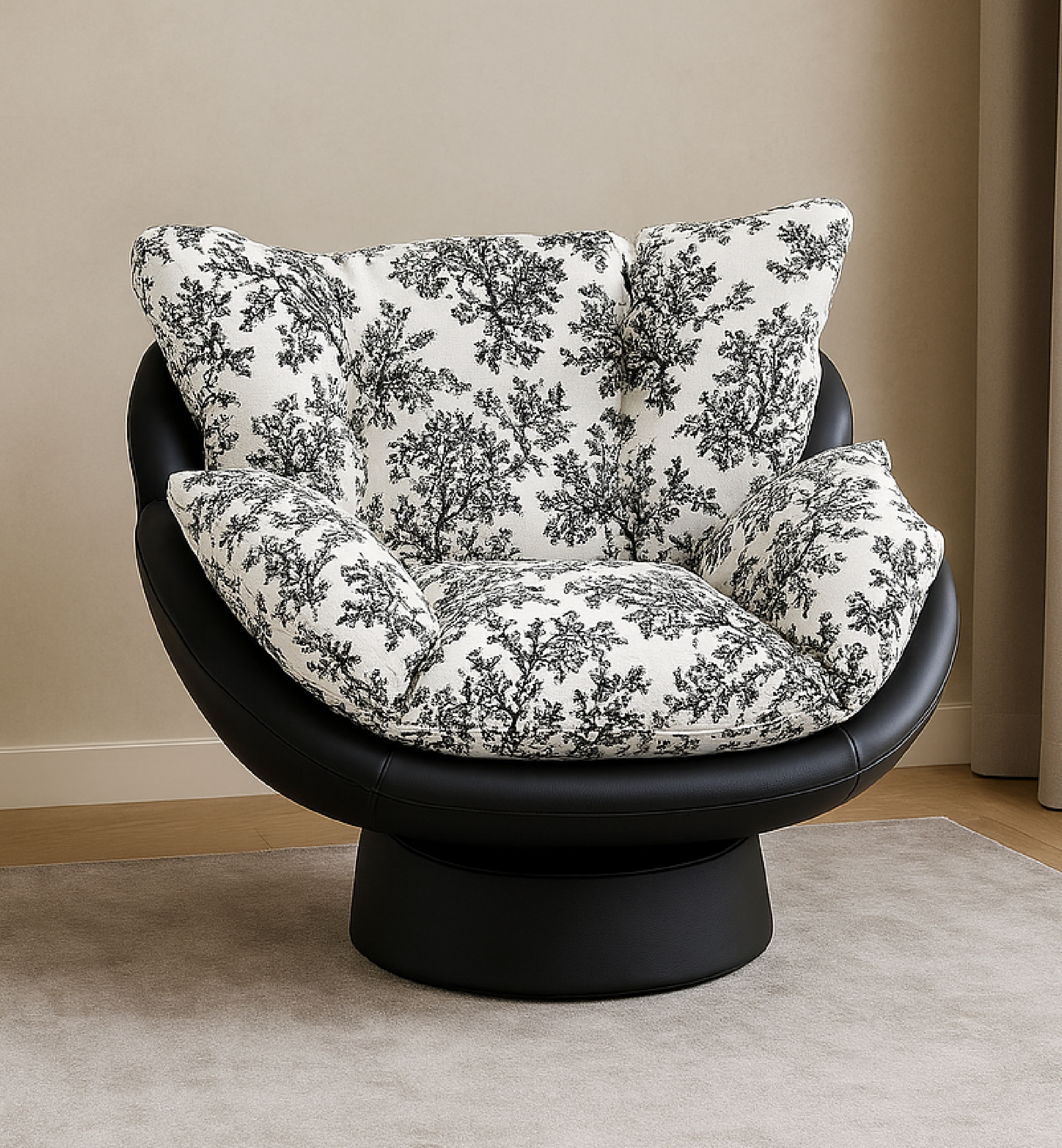 10500058 - CAMELLIA FLORAL LOUNGE CHAIR_0