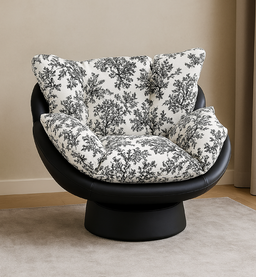 10500058 - CAMELLIA FLORAL LOUNGE CHAIR