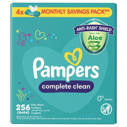 Pampers Baby Wipes Complete Clean, Fresh 4's - 4x64