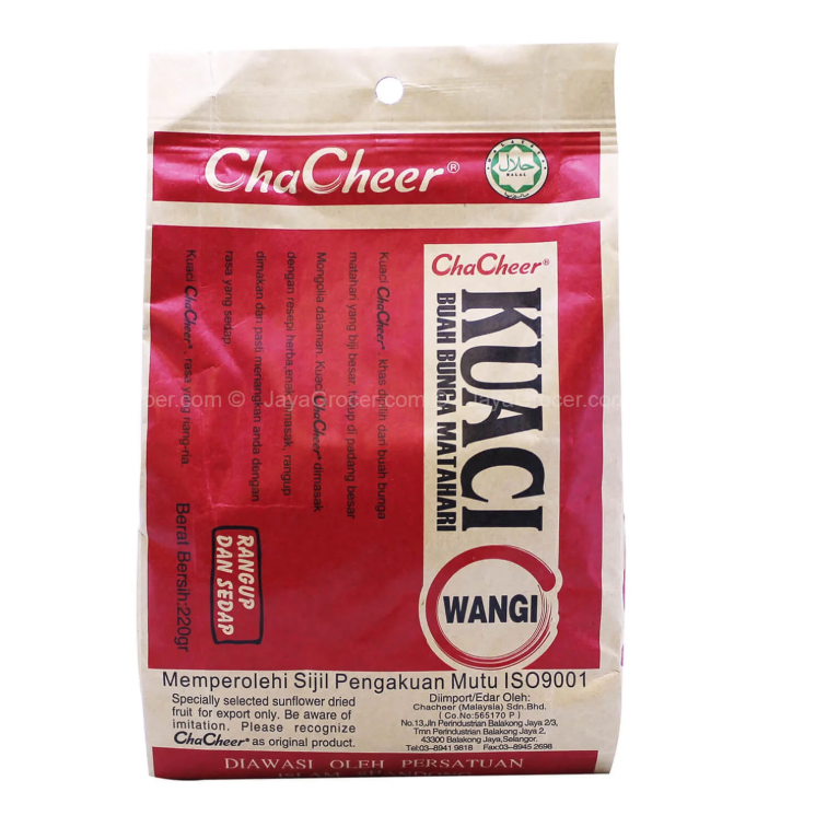 Chacheer Sunflower Seeds Original Flavour 220g x 30packs