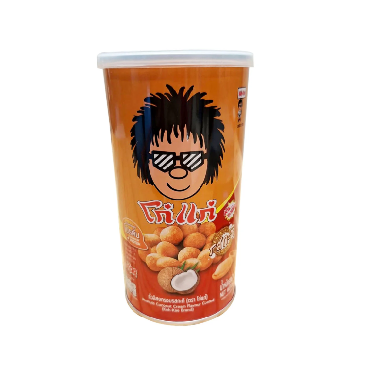 Koh-Kae Coconut Cream Flavour Coated Peanuts 180g x 5cans_0