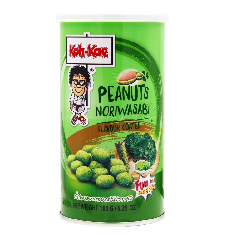 Koh Kae Nori Wasabi Flavour Coated Peanut 180g x 5cans
