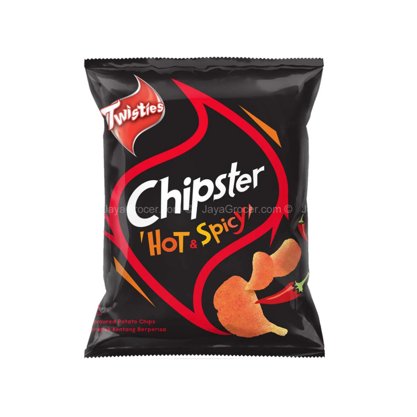 Chipster Potato Chips Hot and Spicy 60g