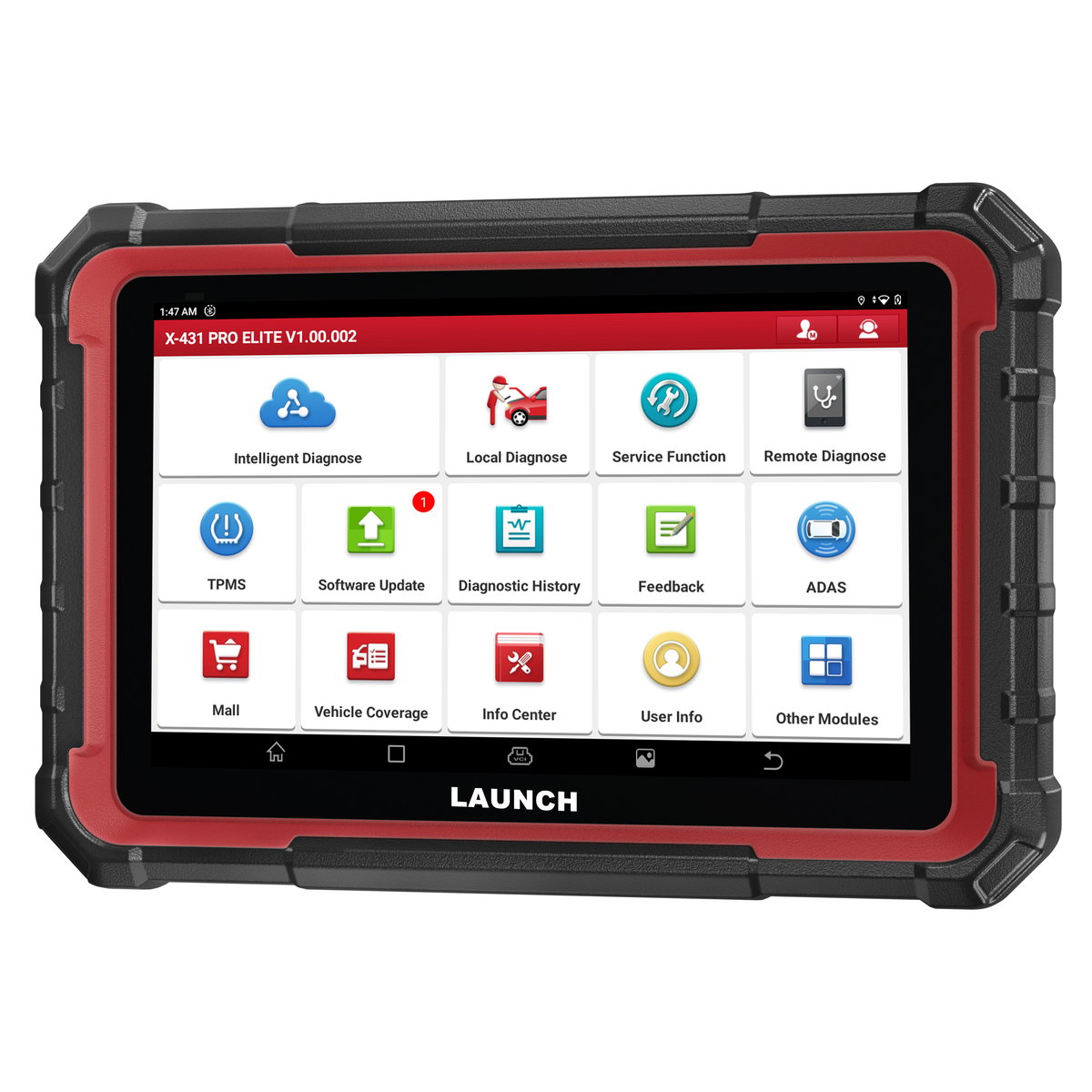 LAUNCH X431 PRO ELITE - Scanner OBD2 Professionnel 10" Tous Systèmes Véhicules | Codage ECU, Diagnostic Complet, 32+ Réinitialisations_5