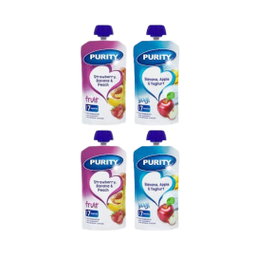 4 x Purity Purees Assorted 110ml