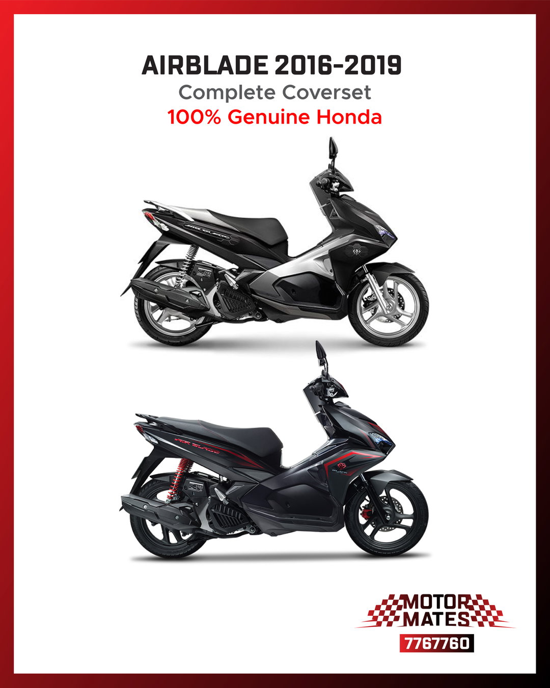 Airblade 2016-2019 Complete Coverset