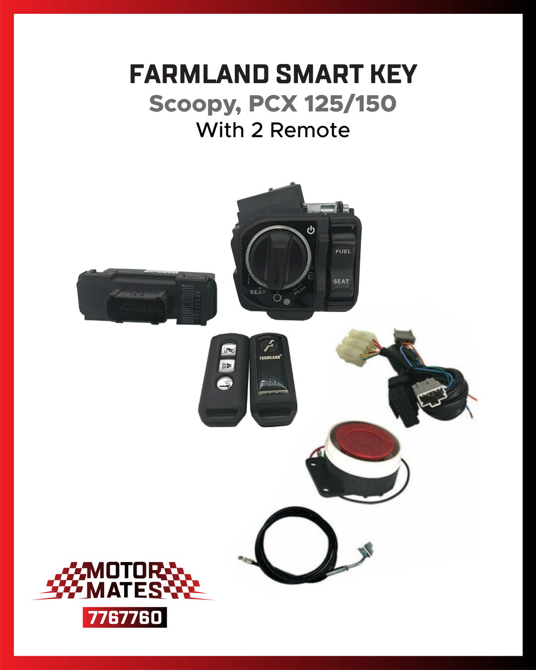 Farmland Smart Key (Scoopy, PCX, Moove, Airblade)