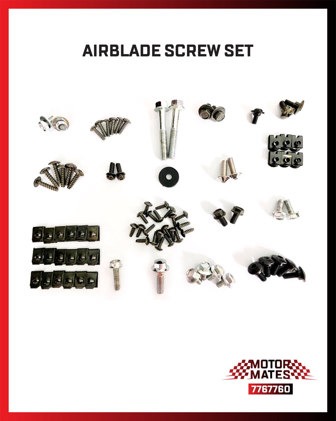 Airblade Screw Set 2012-2015