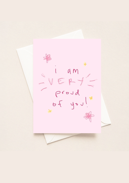 Very Proud Of You Card (A5)