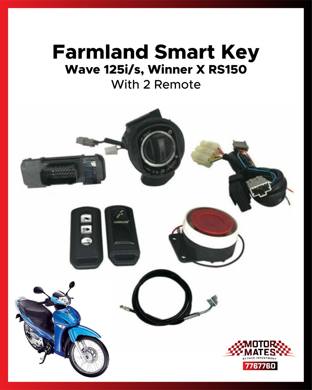 Farmland Smart Key (Wave 125s)