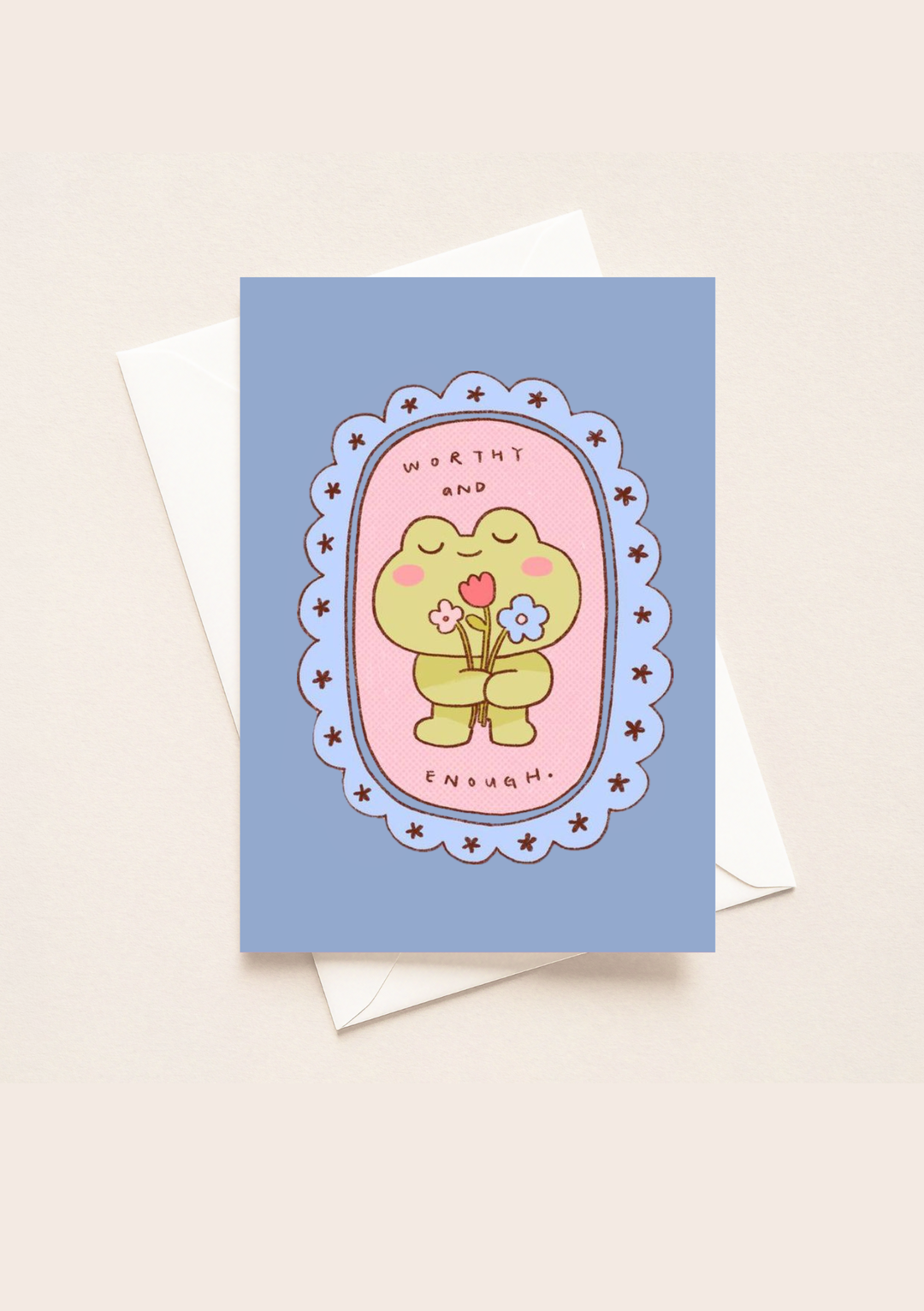 Worthy and Enough Card (A5)