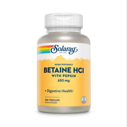 Solaray - High Potency Betaine HCl with Pepsin