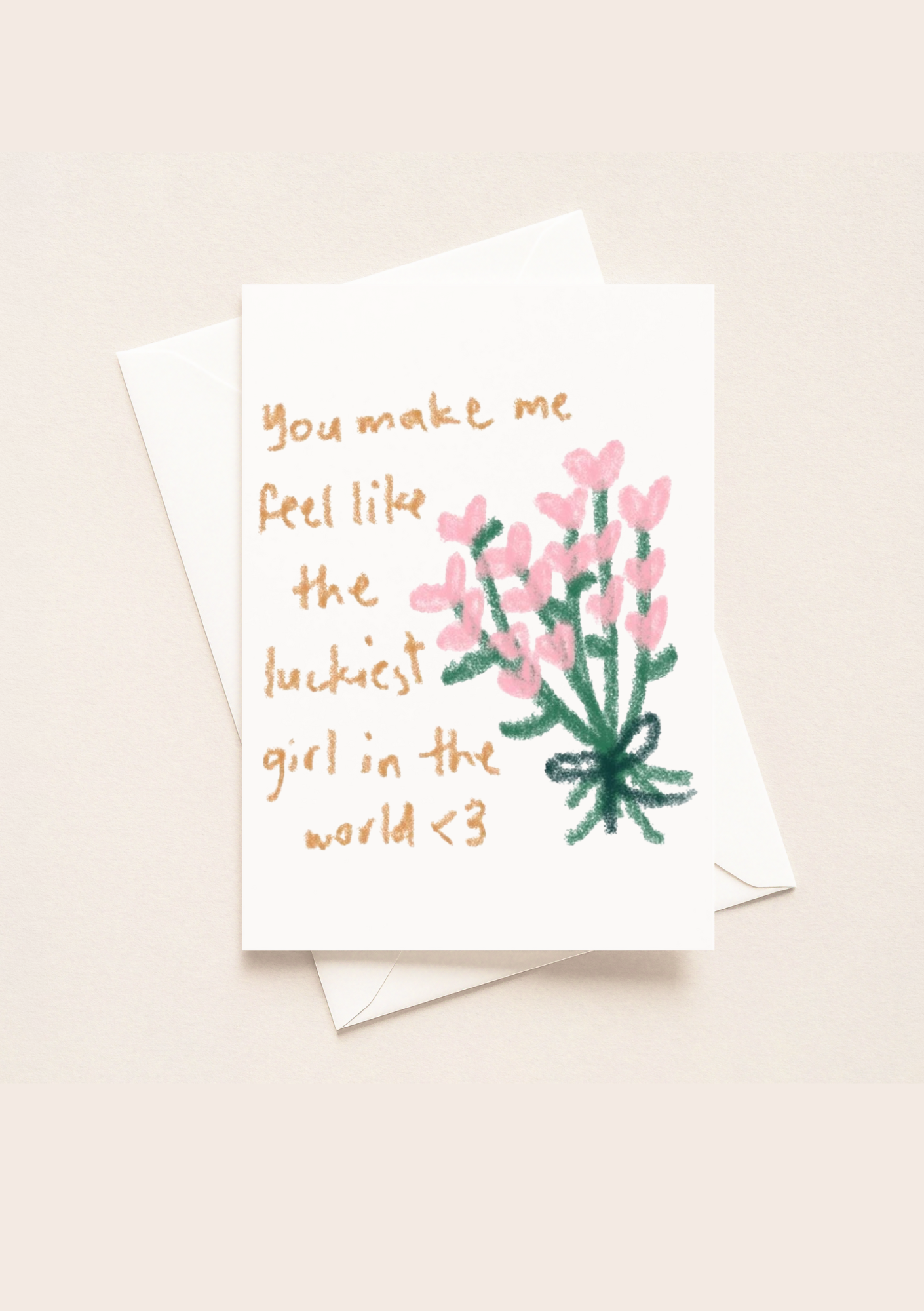 Luckiest Girl In The World Card (A5)_0