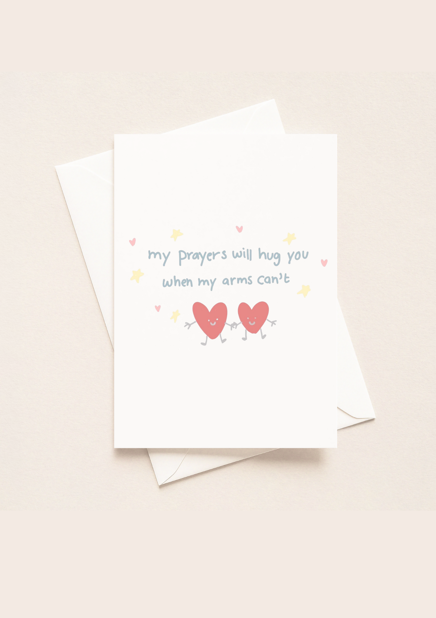 My Prayers Will Hug You Card (A5)_0