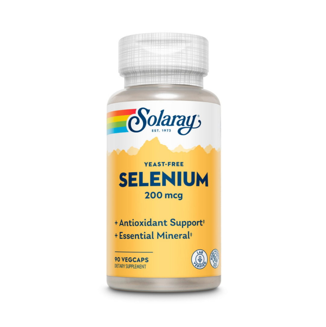 Solaray - Selenium 200mcg, Yeast-Free