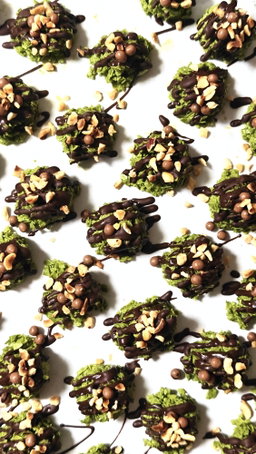 Matcha Hazelnut Crunchies 