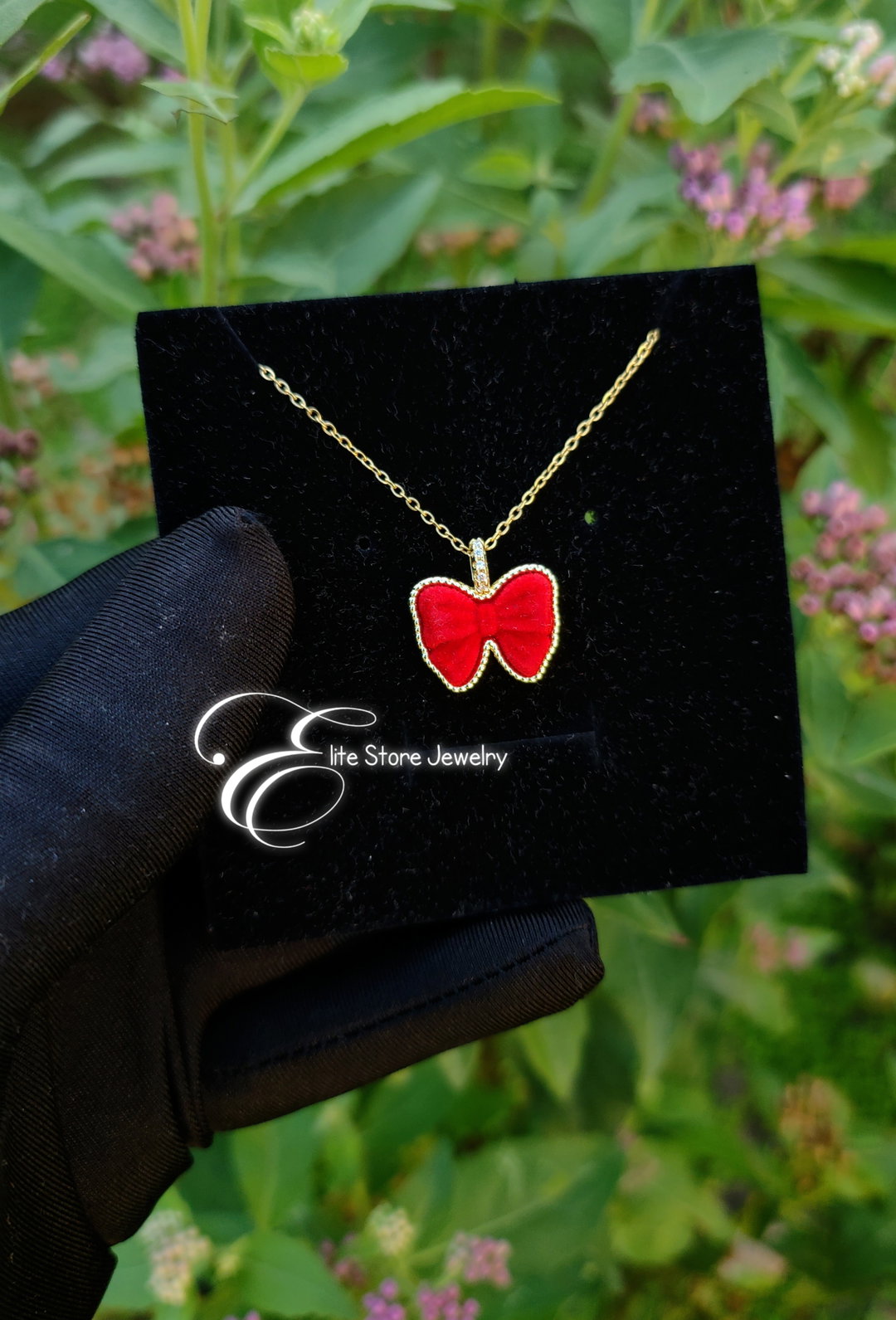 Collier Noeud Papillon en acier inoxydable 