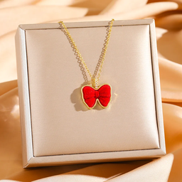 Collier Noeud Papillon en acier inoxydable 