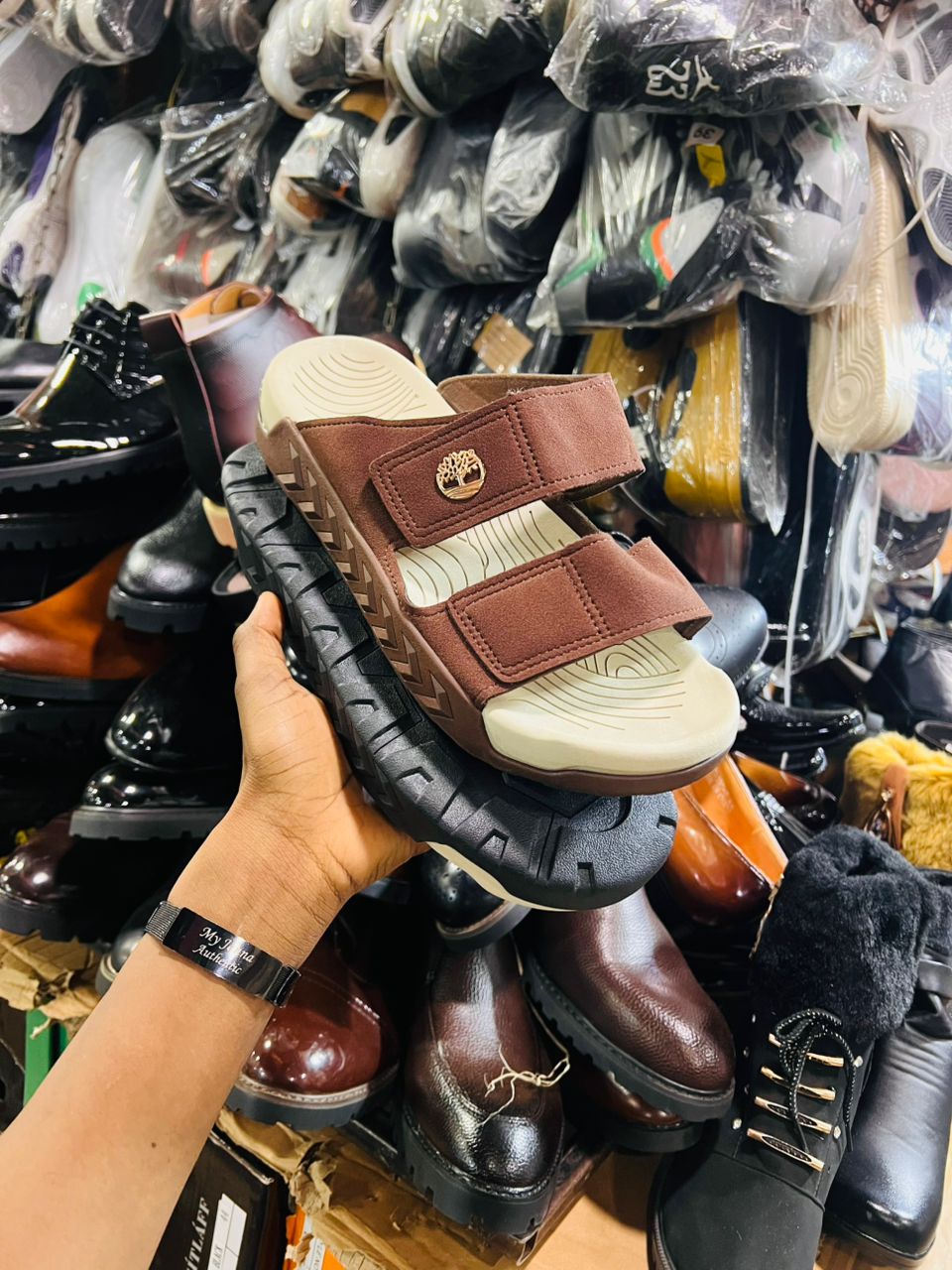 Brown Open shoes_2