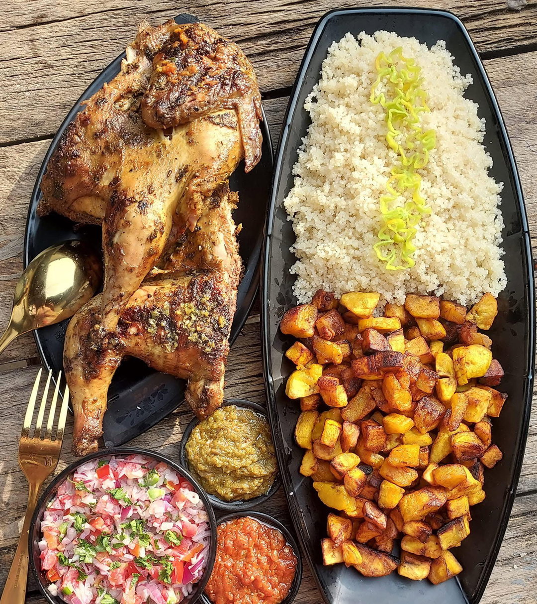 Poulet braisé