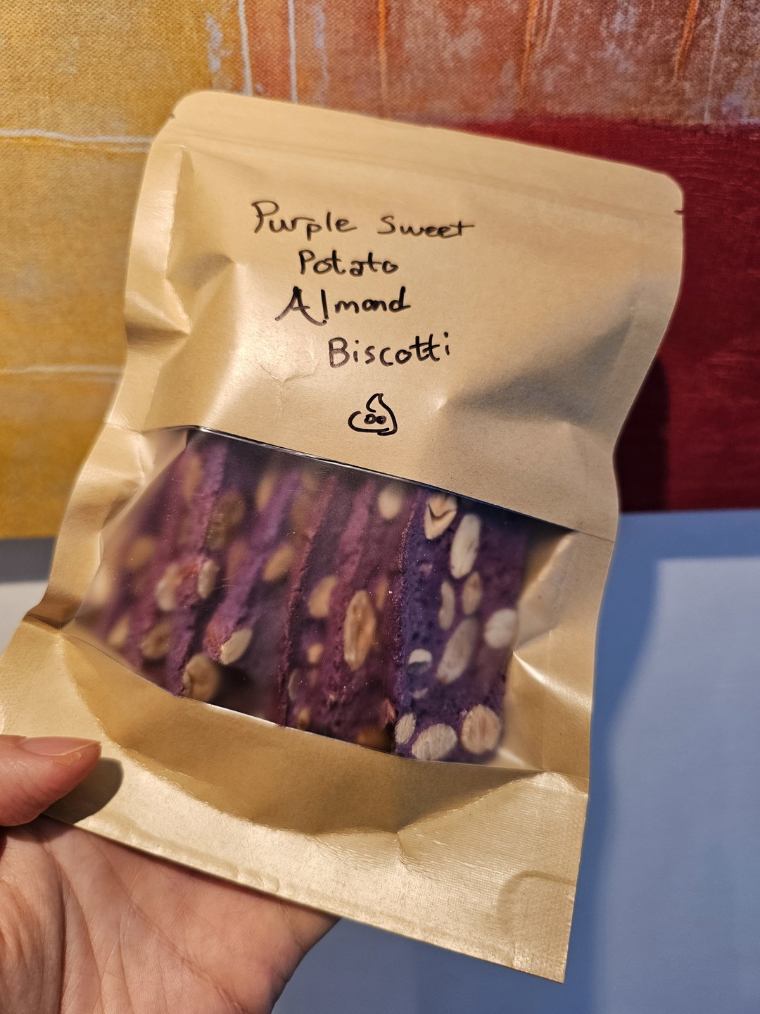 Purple Sweet Potato Almond Biscotti (100g)
