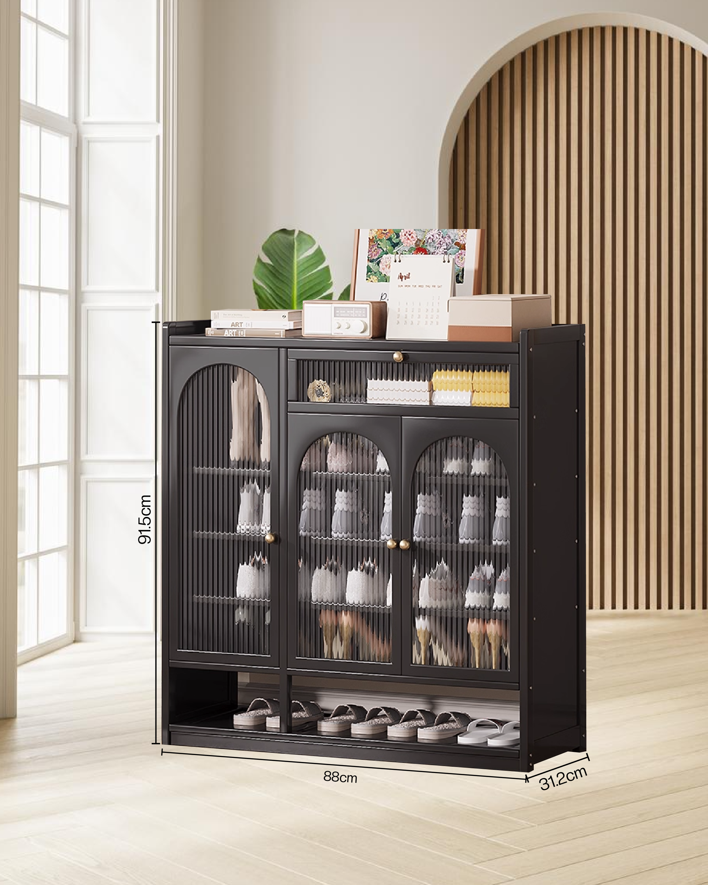 10500114/B - MAISON SHOE CABINET - 7 TIER