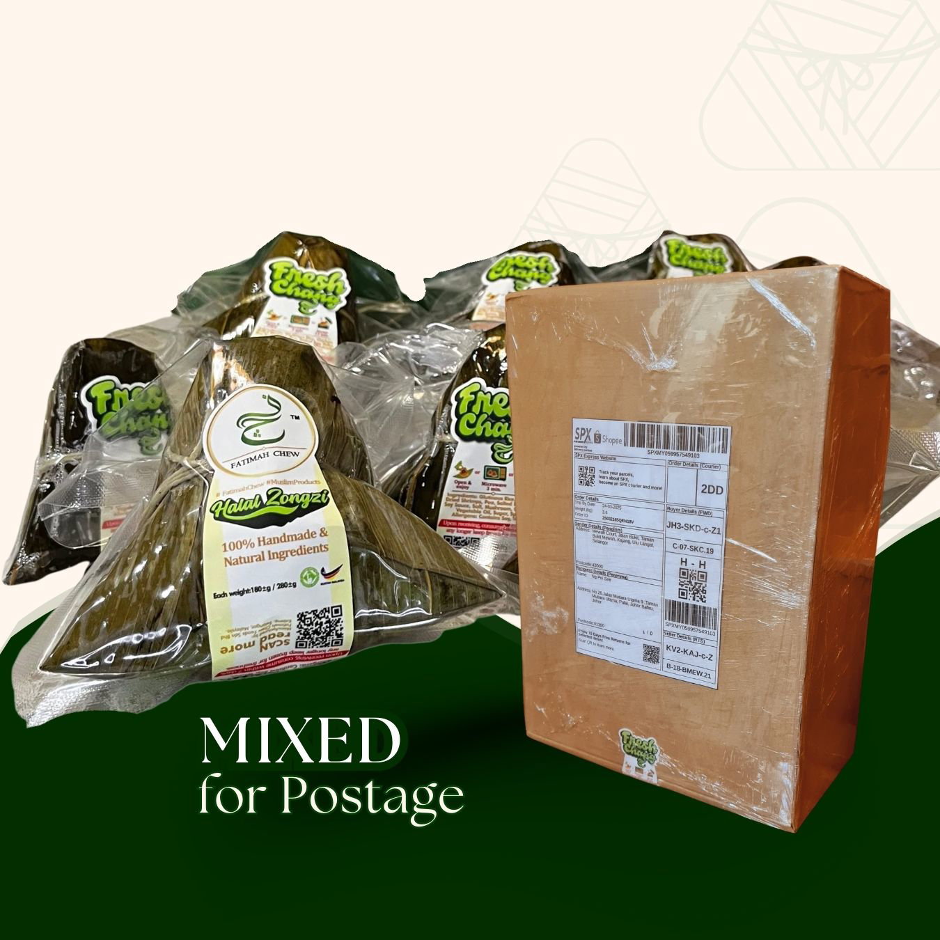 Zongzi Mixed 8 pcs _8