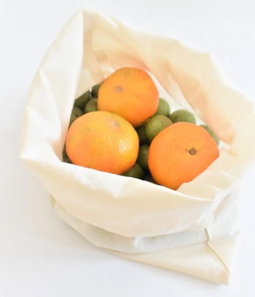 10 Bolsas de Tela en Algodón de 30cm x 40cm