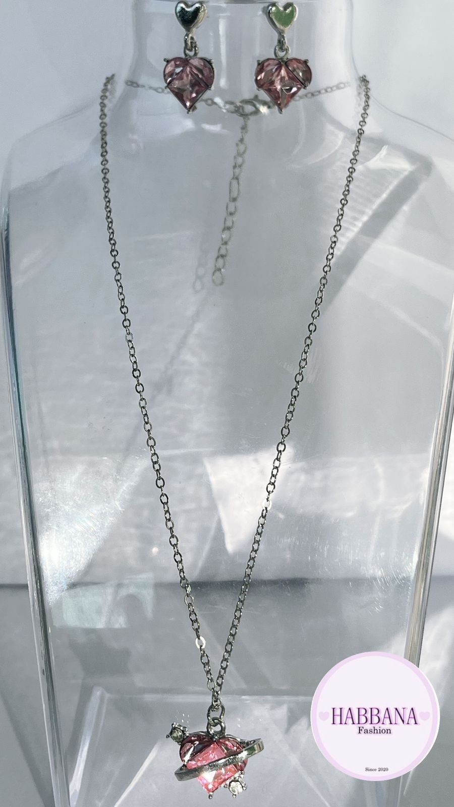 Earring & Necklace ( one set) 