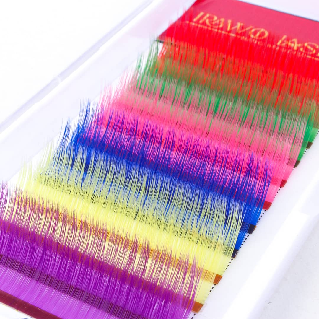 IRAWO COLOURED LASHES 0.07 D CURL 13MM 