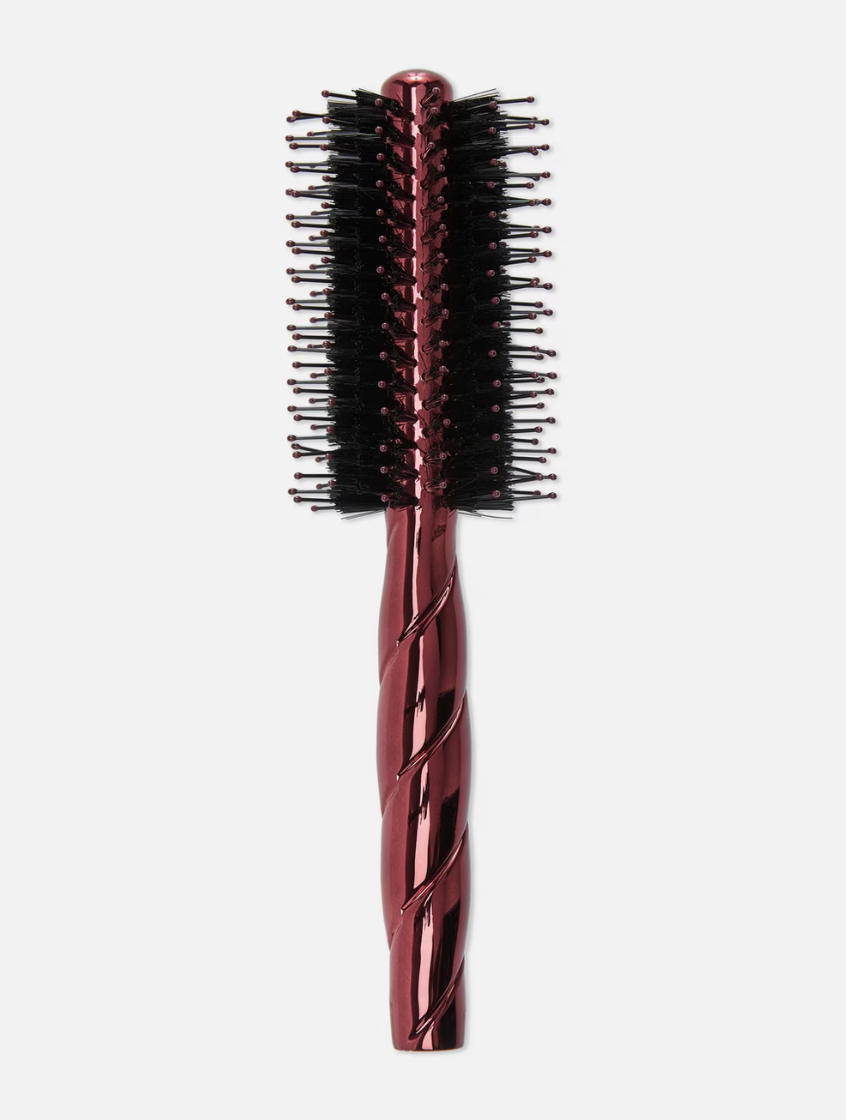 Brosse ronde à manche torsadé