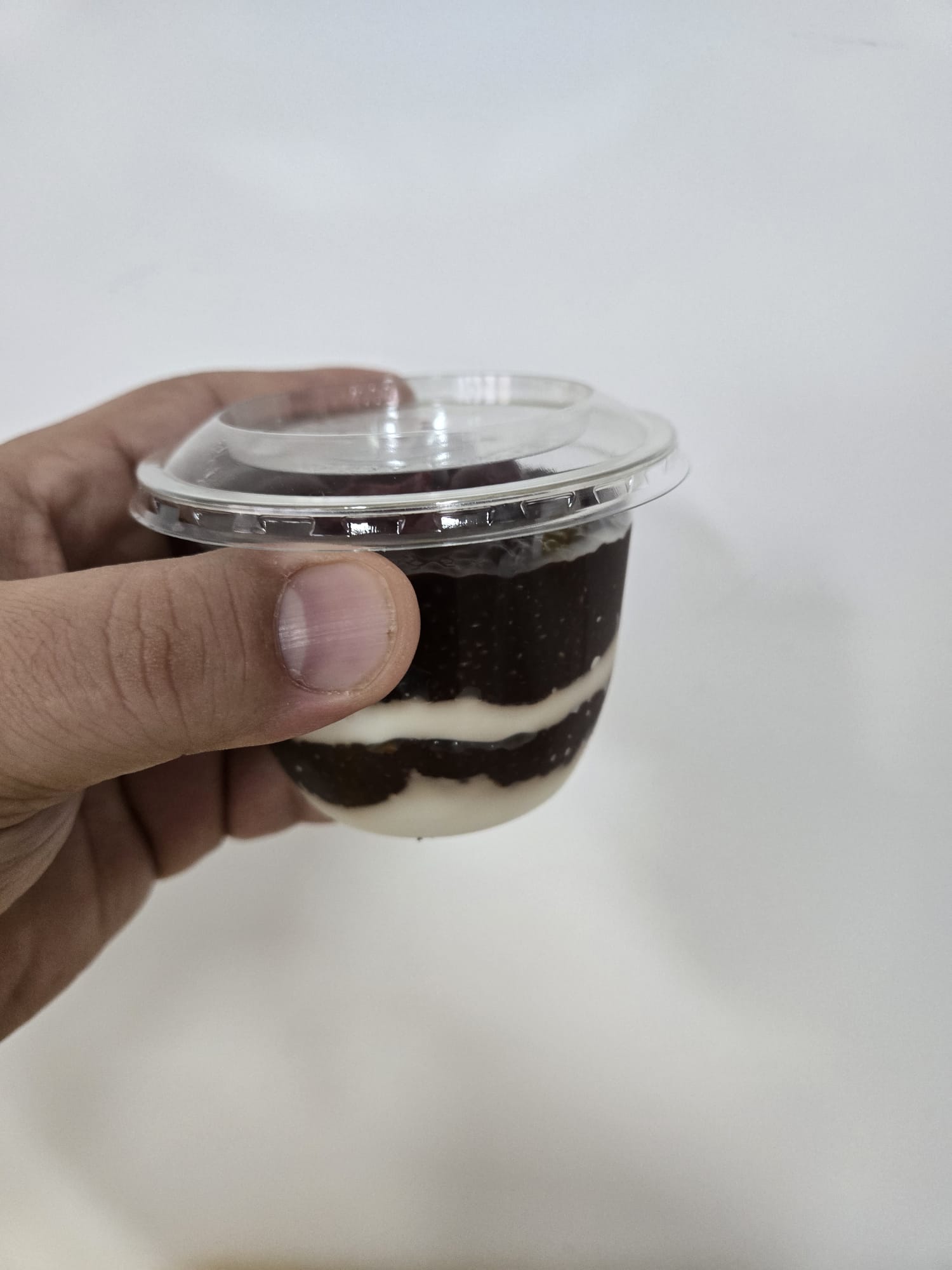 Budinca chia cu cacao, iaurt vegan si visine_0