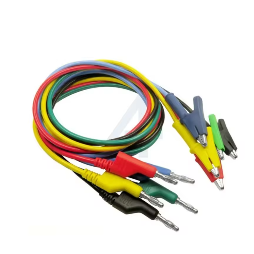 Cordons de mesure avec fiche crocro AT-TL022A Long. 50cm _0