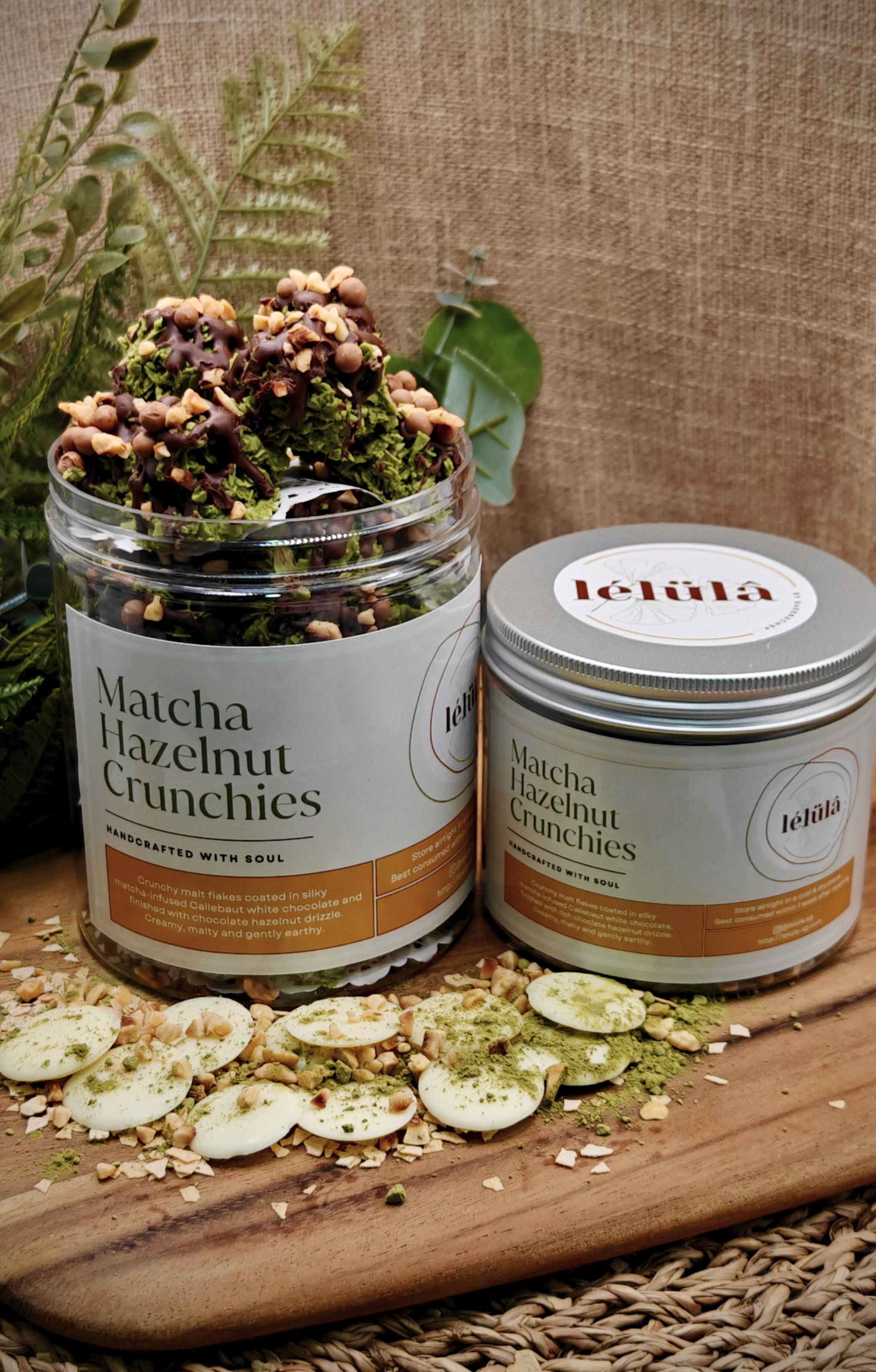 Matcha Hazelnut Crunchies _0