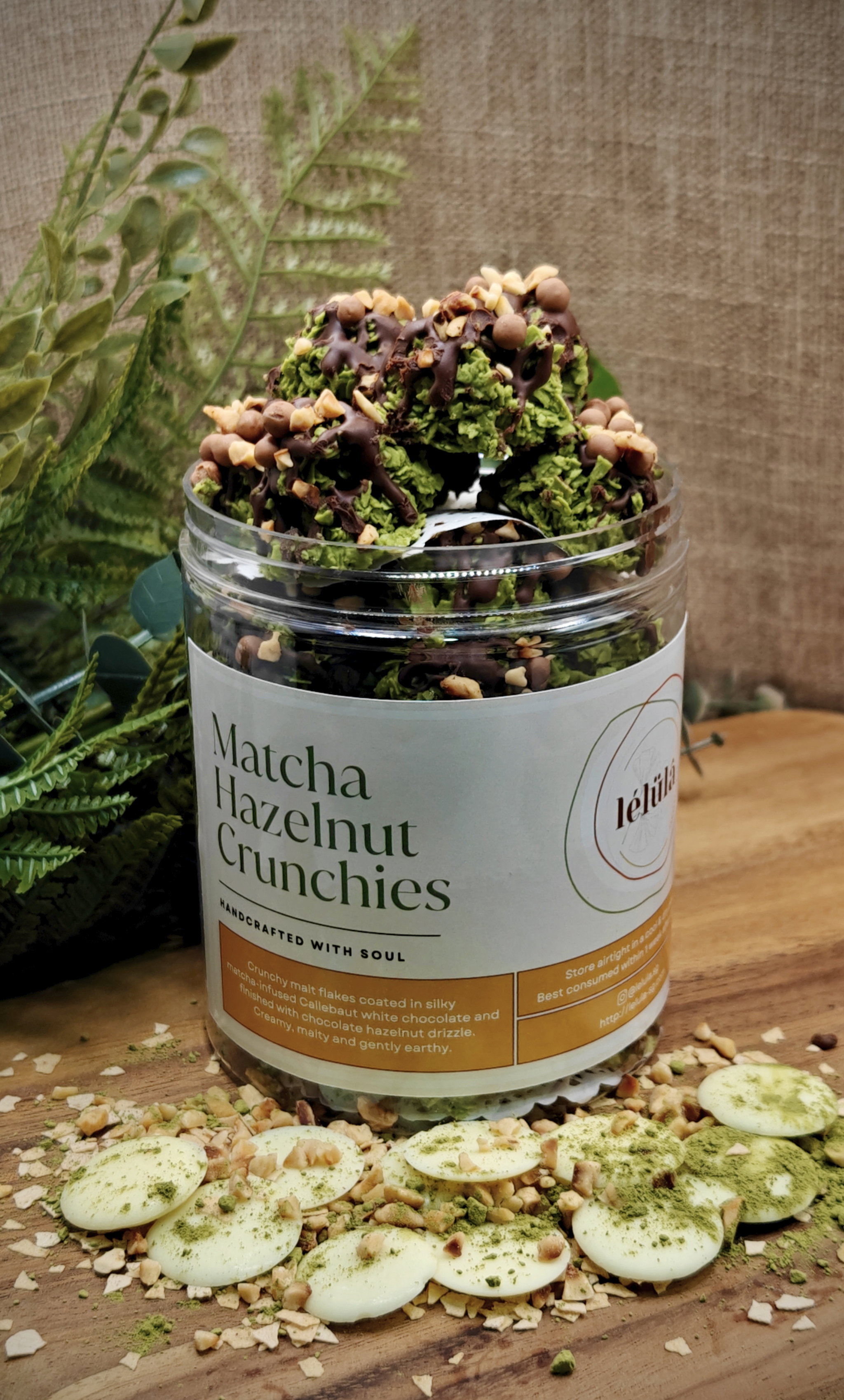 Matcha Hazelnut Crunchies _1