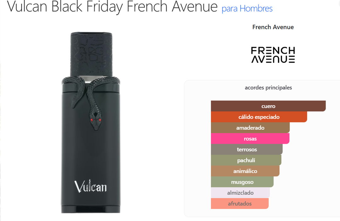FRENCH AVENUE VULCAN BLACK FRIDAY 