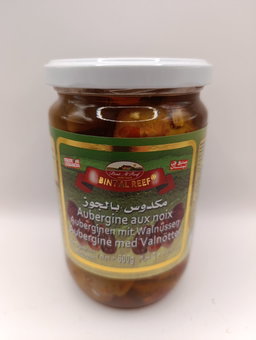 600g | Bint Al Reef   Auberginen mit Walnuss | بنت الريف مكدوس باذنجان بالجوز