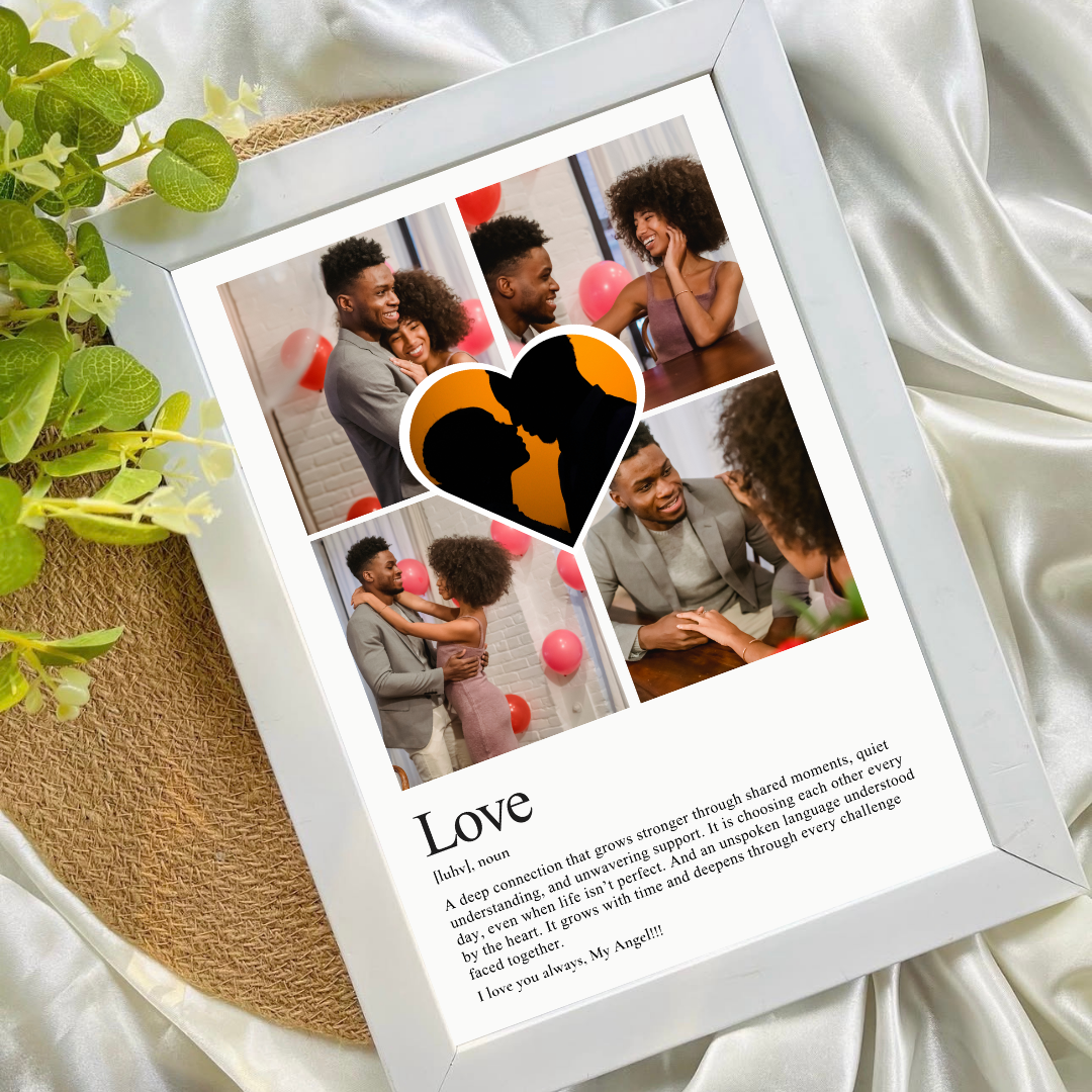 Love definition Photo Collage Frame