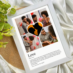 Love definition Photo Collage Frame