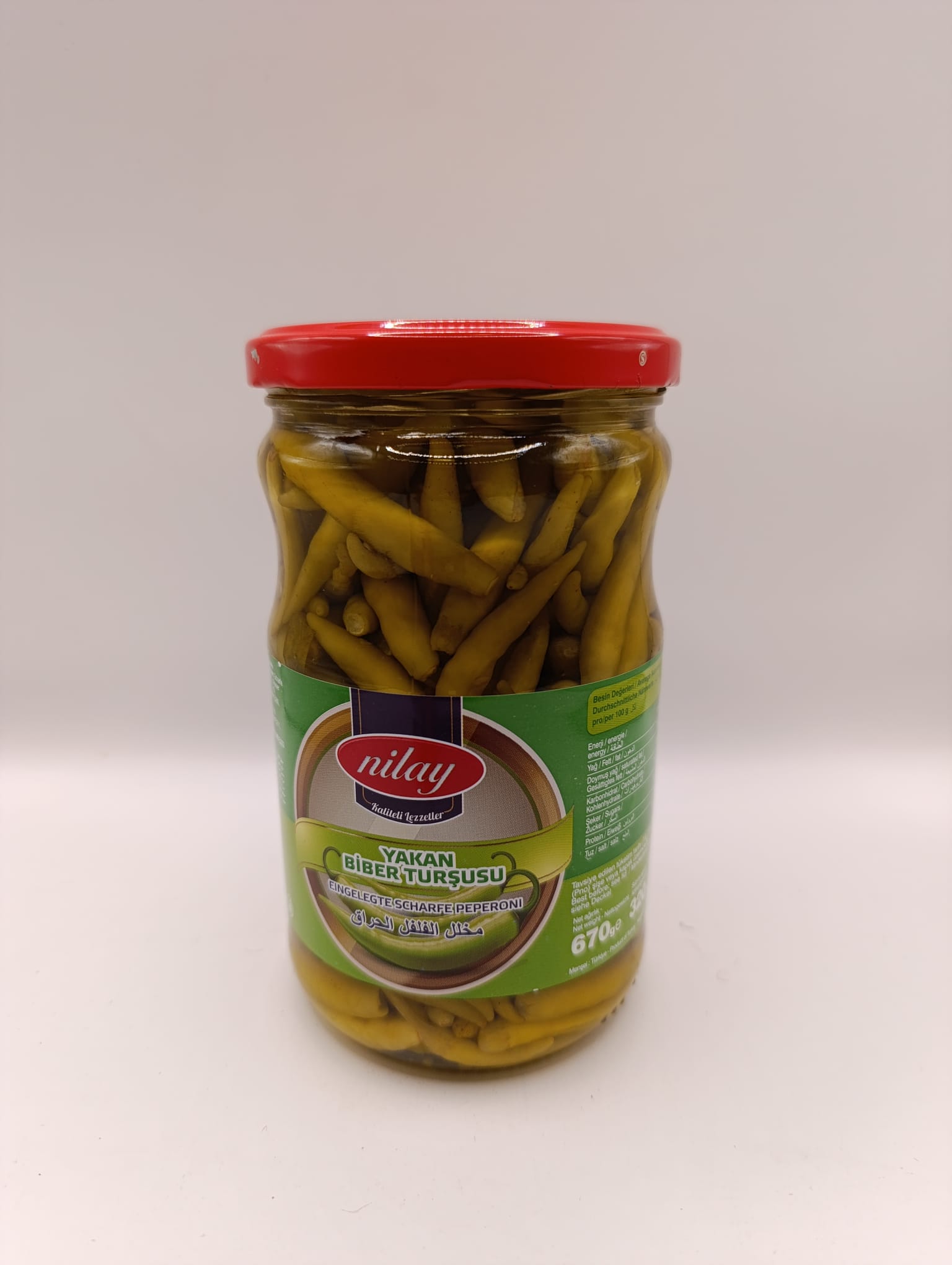 670g | Nilay   eingelegte scharfe Pepperoni | نيلاي فلفل حار مخلل_0